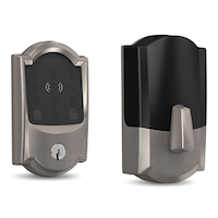 Schlage Encode Plus Smart Wi-Fi Deadbolt with Camelot Trim, Satin Nickel