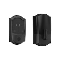 Schlage Encode Plus Smart Wi-Fi Deadbolt with Camelot Trim, Matte Black