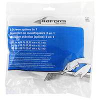 Languettes de moustiquaire taille 3-en-1 Adfors Saint-Gobain, noir