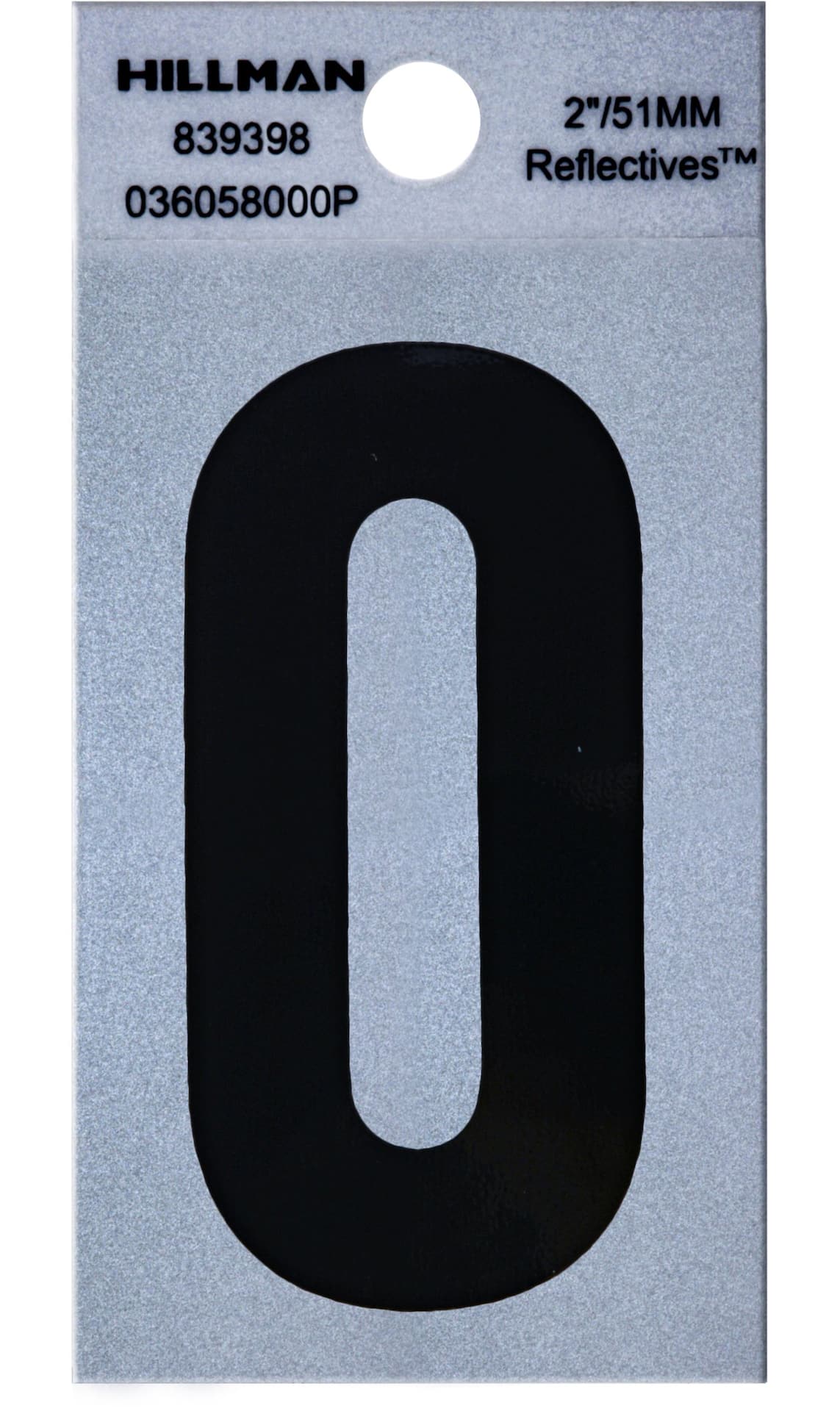 Hillman 839390 Vinyl 2-in Reflective Self-Adhesive Letter/Numbers