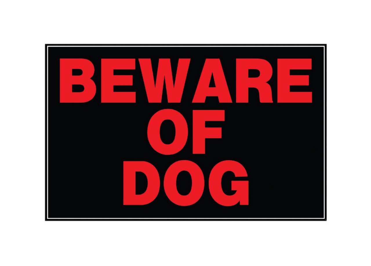 Beware of hot sale mastiff sign