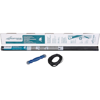 Trousse de réparation de moustiquaire de rechange en fibre de verre Adfors Saint-Gobain Clear Advantage, charbon Composite_or_Mixed