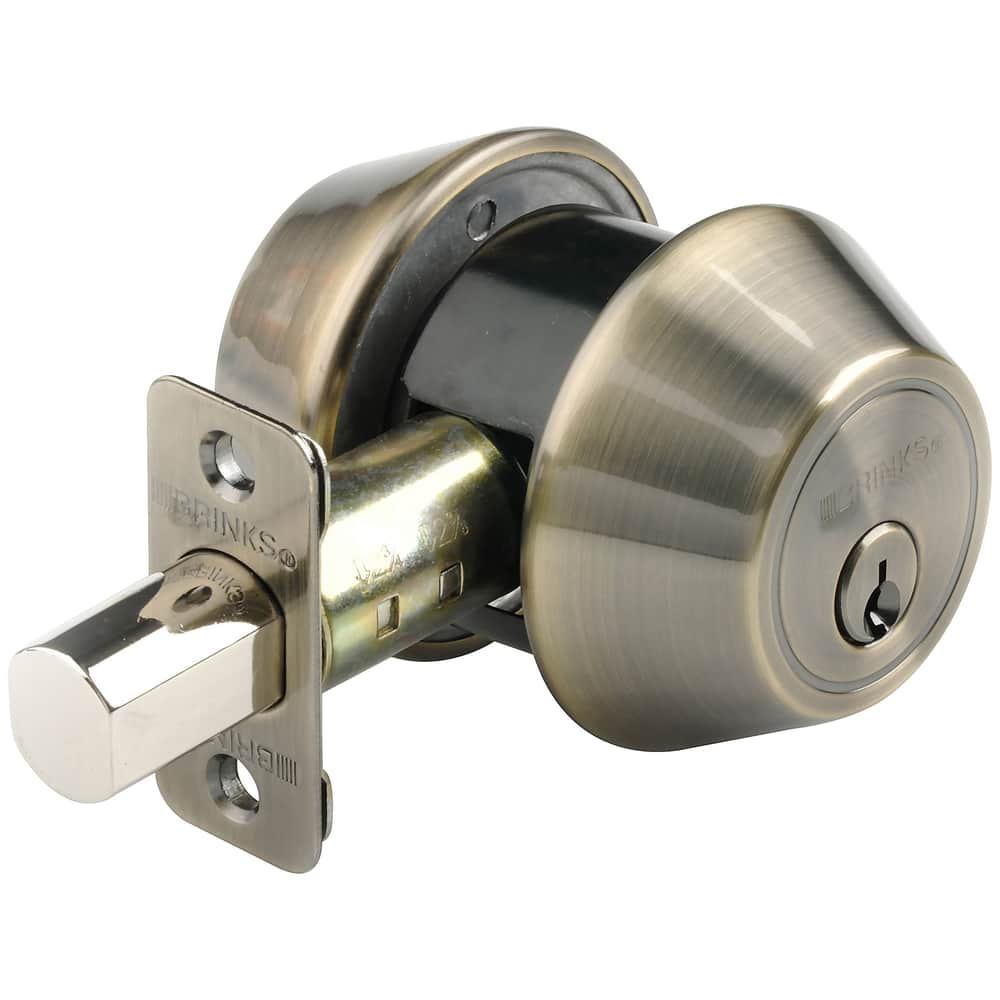 Brinks Double Cylinder Deadbolt Door Lock, Alabaster Bronze | Canadian Tire