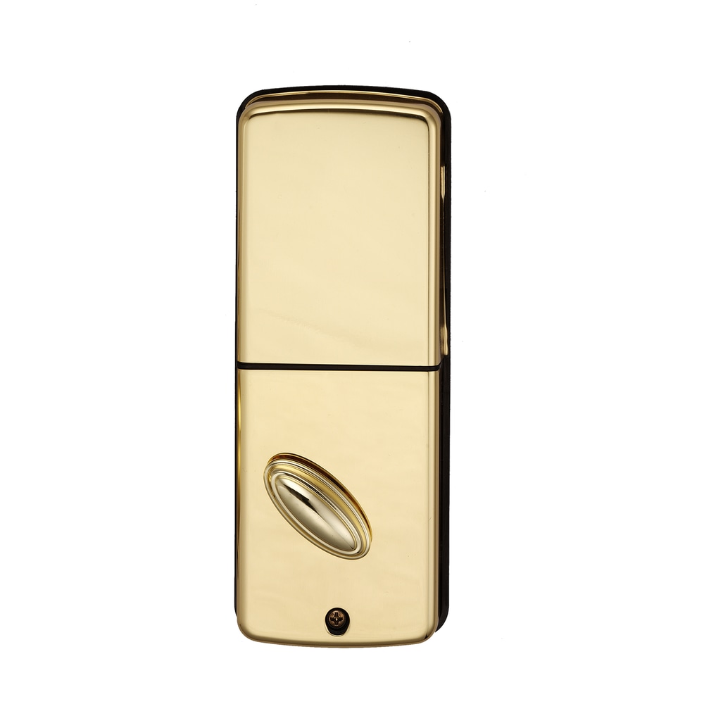 Garrison Electronic Grip Set Door Handle & Deadbolt Lock Set, Polished