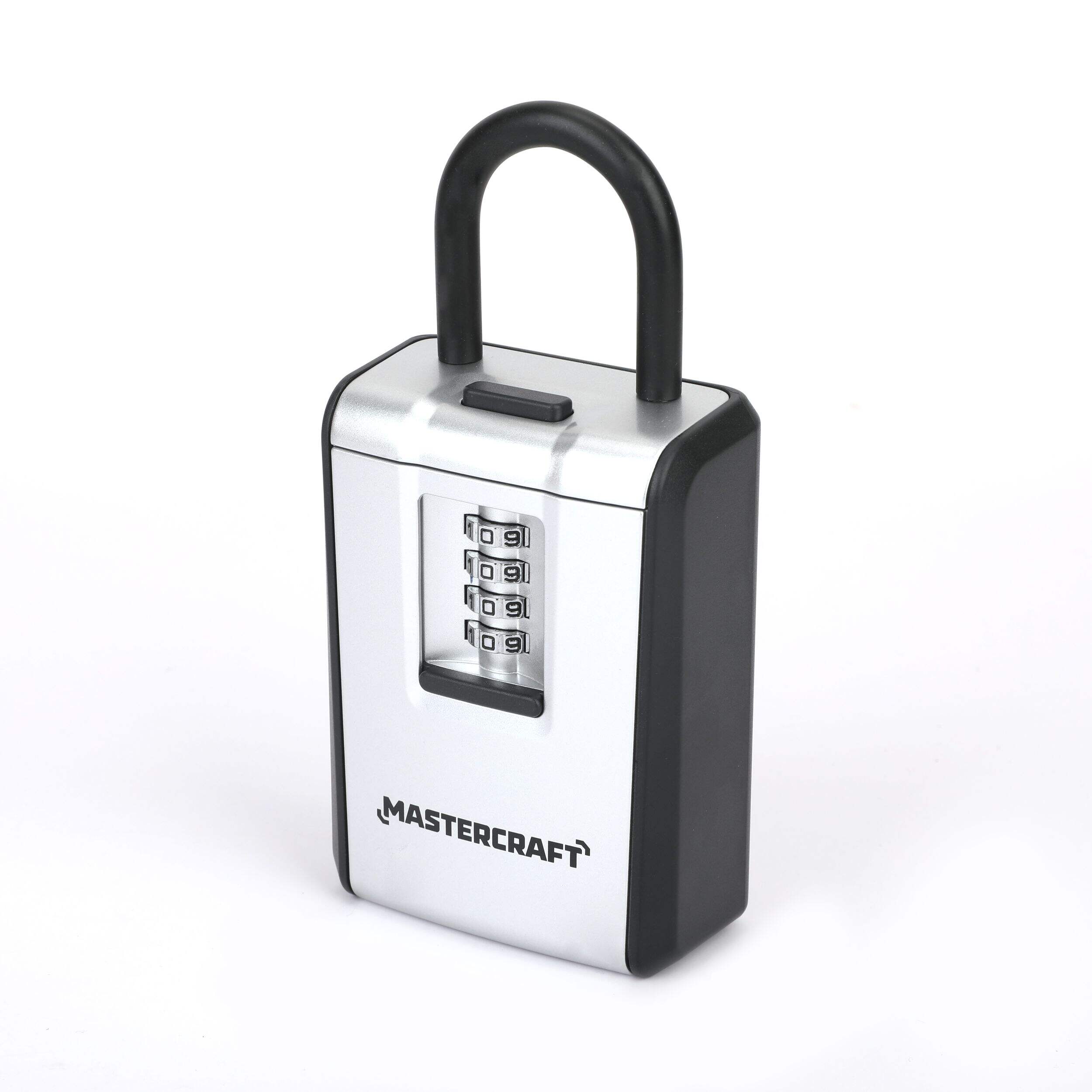 Mastercraft 83 mm Resettable Combination Key Lock Box Front_Angled_Left