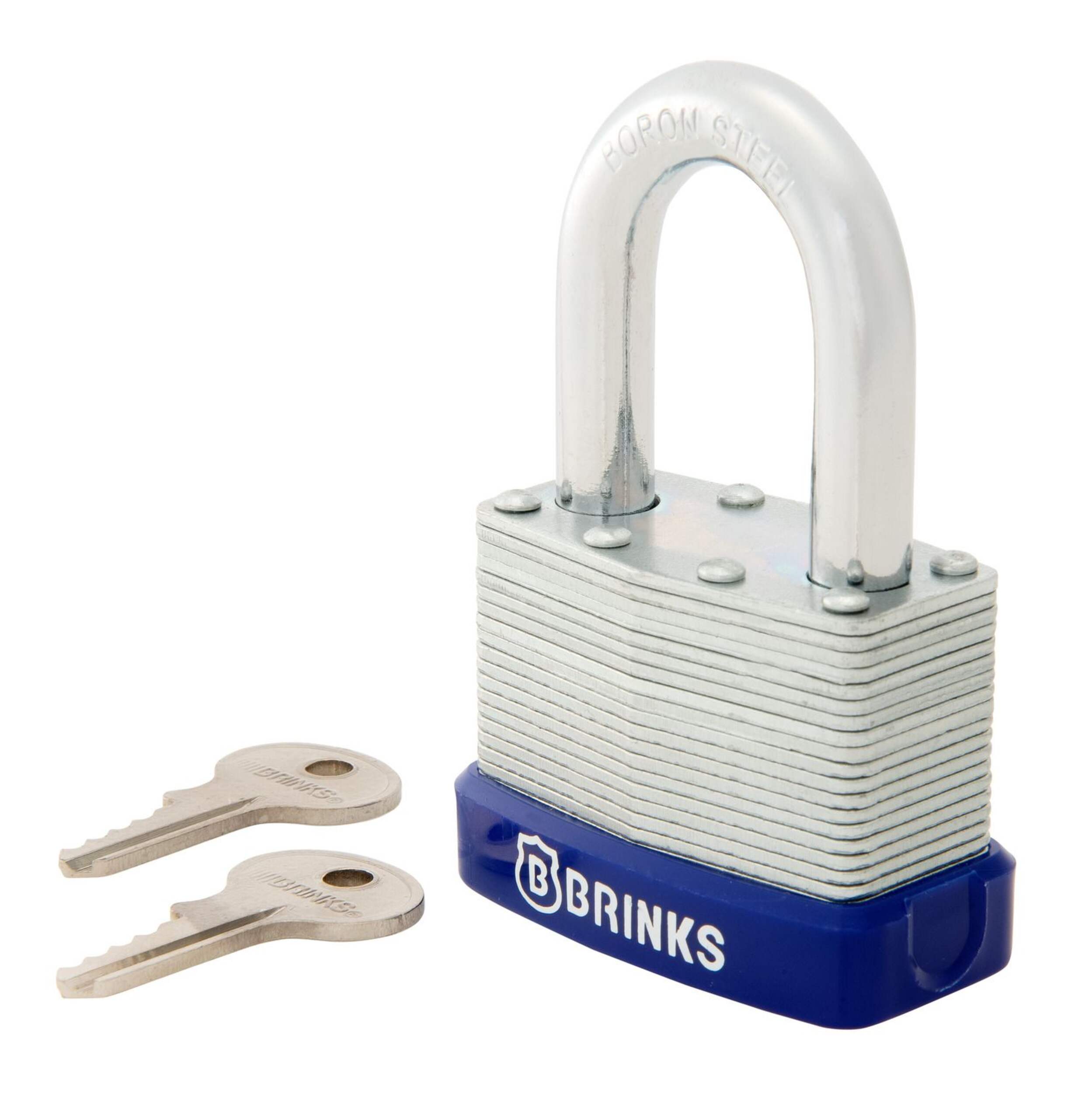 Brinks 51 mm Laminated Steel Padlock Front_Angled_Left