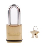 Schlage 43 Series Brass Commercial./ Heavy Duty Padlock, 2-in Front_Flat
