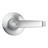 Tell Light Duty Commerical Door Lever, Privacy Locking, Stainless Steel Front_Flat