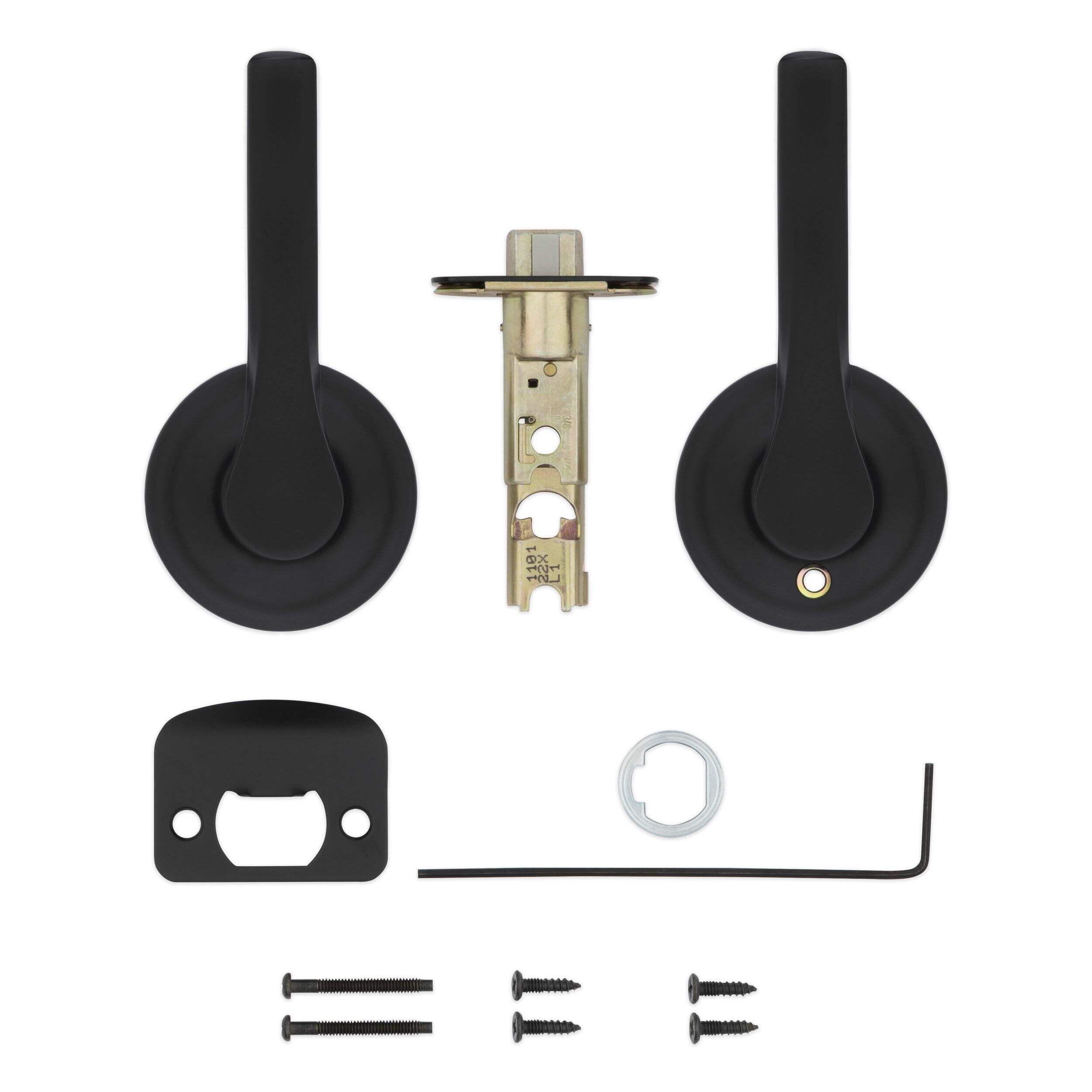 Serrure de couloir Weiser Henley, noir mat Composite_or_Mixed