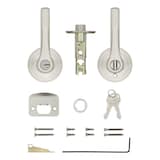 Serrure d'entrée à clé Weiser Henley, nickel satiné Composite_or_Mixed