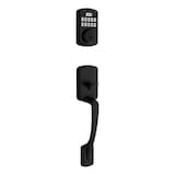 Weiser Powerbolt Henley Door Lock, Matte Black Front_Angled_Right