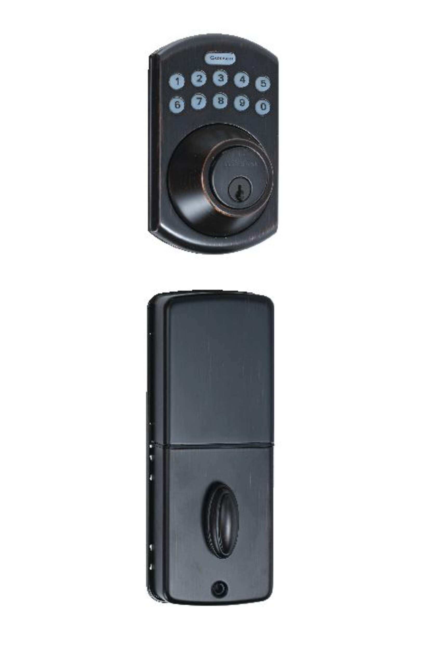 Garrison Electronic Deadbolt Door Lock, Oxidized Bronze Canadian Tire