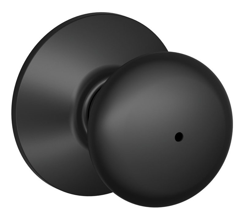 Schlage Plymouth Privacy Door Knob Lock Set, Matte Black Canadian Tire