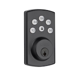 Serrure à pêne dormant électronique à clavier Weiser Powerbolt 2, fer/noir Front_Angled_Right