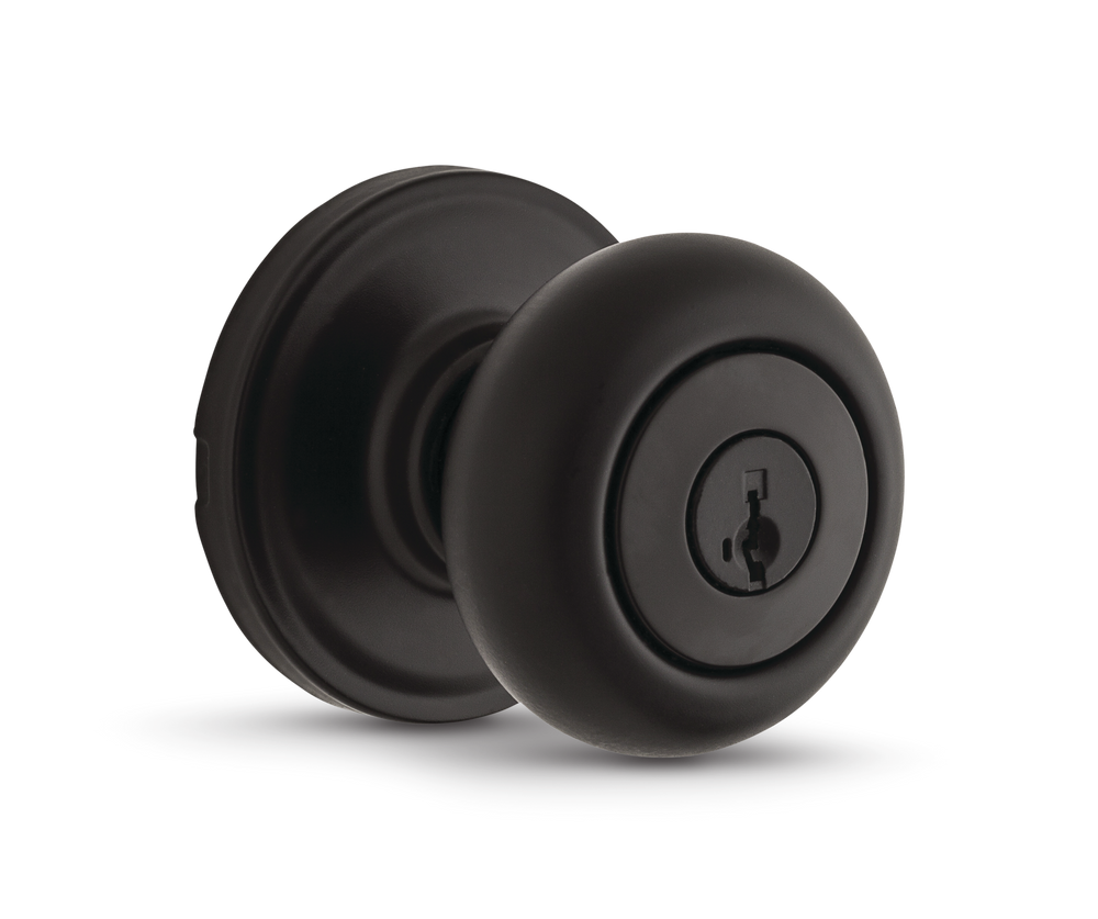 Weiser Troy Keyed Entry Knob Lockset, Iron/Black Canadian Tire