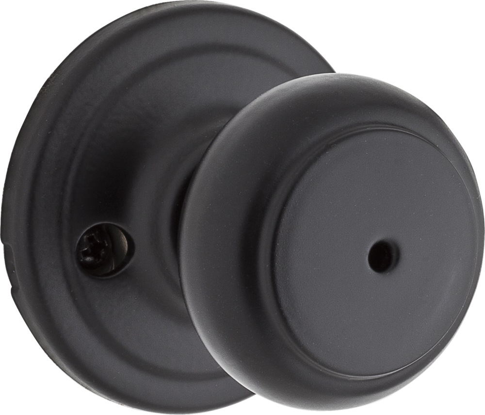 Weiser Troy Privacy Door Knob Lock Set, Iron/Black Canadian Tire