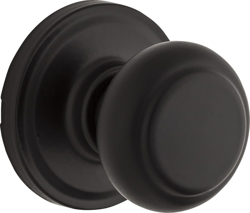 Weiser Troy Passage Door Knob Lock Set, Iron/Black | Canadian Tire