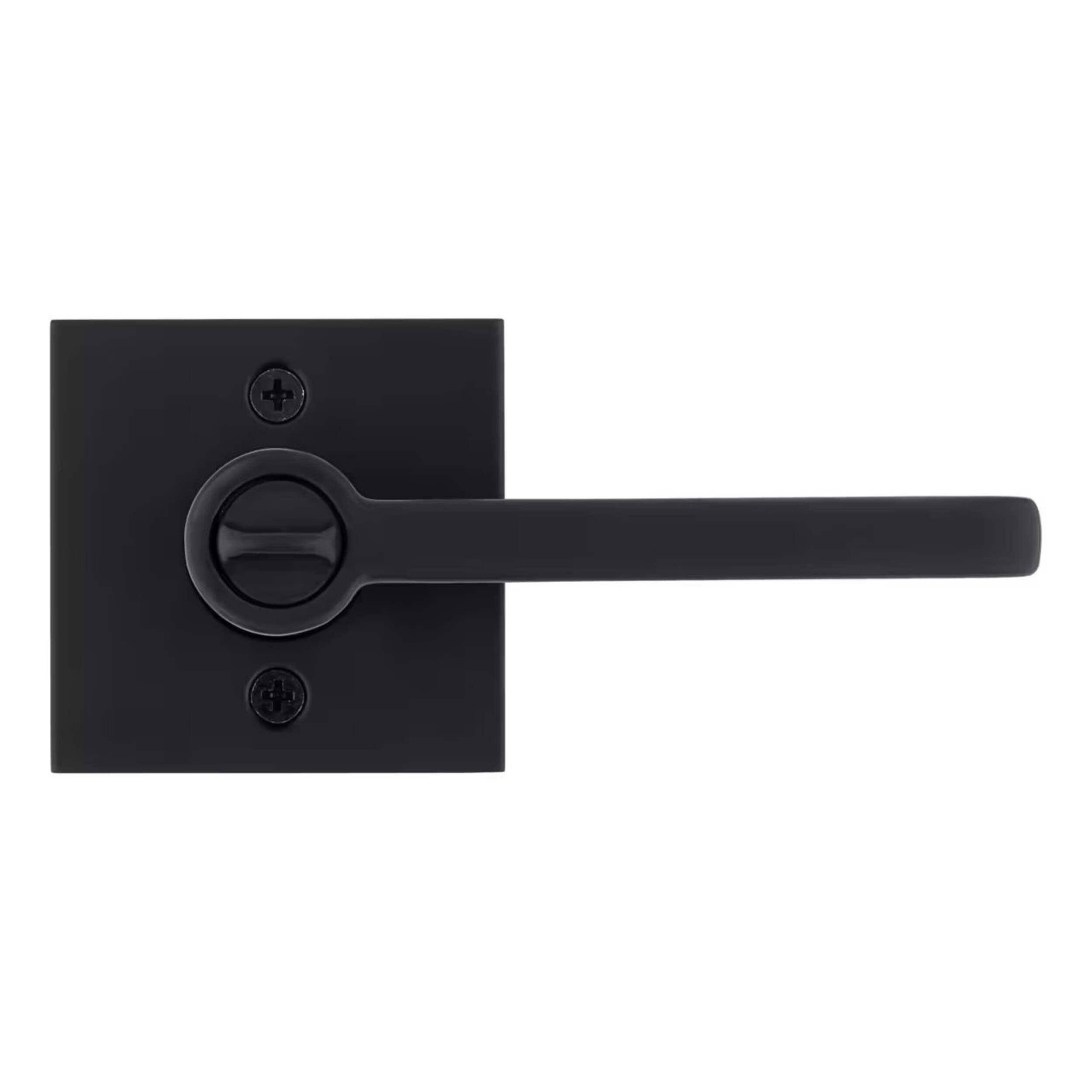 Weiser Halifax Entry Keyed Door Lever Lock Set, Iron Black 