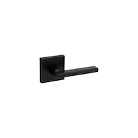 Poignée de porte Weiser Halifax, poignée de porte intérieure/levier de couloir pour porte de couloir et de placard, non verrouillable, noir mat