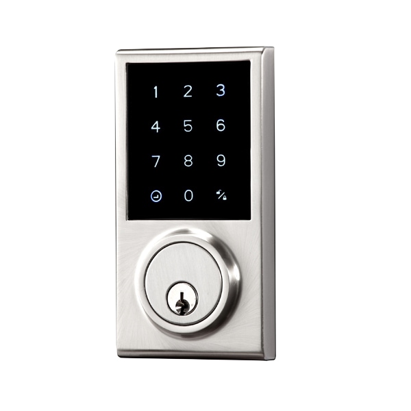 Garrison Electronic Touchpad Keypad Deadbolt Door Lock, Satin Nickel