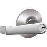 Schlage Entry Lever, Elan, Satin Chrome