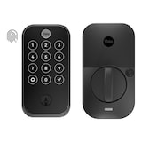 Yale YRD420 Smart Door Lock with Wi-Fi, Touchscreen Keypad, Fingerprint Access, Matte Black Front_Flat