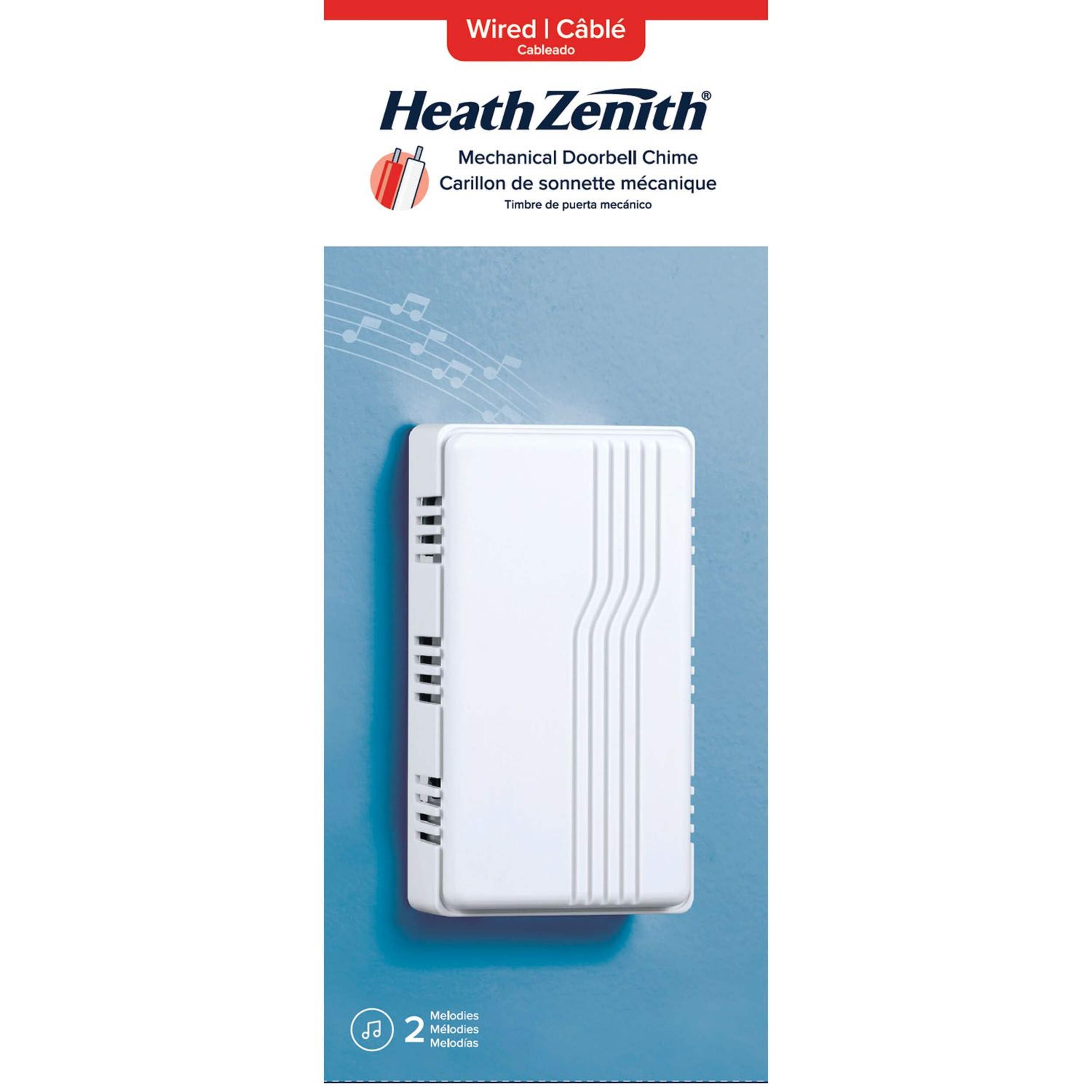 Heath Zenith Basic Wired 90db 2Tune Doorbell Chime, White Canadian Tire