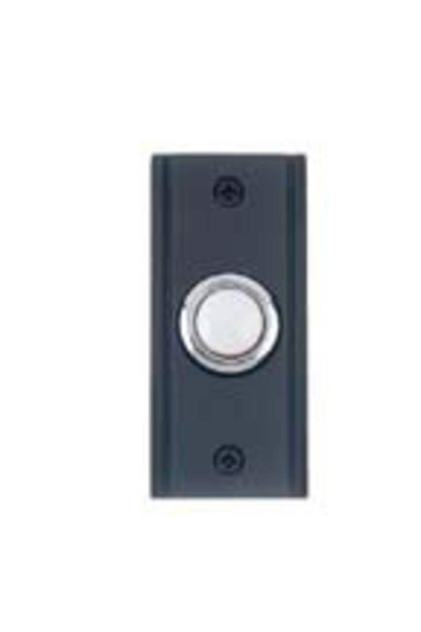 Plastic Wired Door Bell Push Button, Black