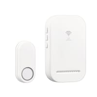Globe Smart Wireless Water-Resistant Doorbell Chime Kit Front_Angled_Right