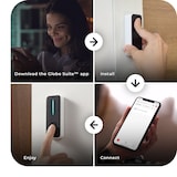 Globe Smart Wired Push Button Doorbell Chime, Wi-Fi, Water-resistant Composite_or_Mixed