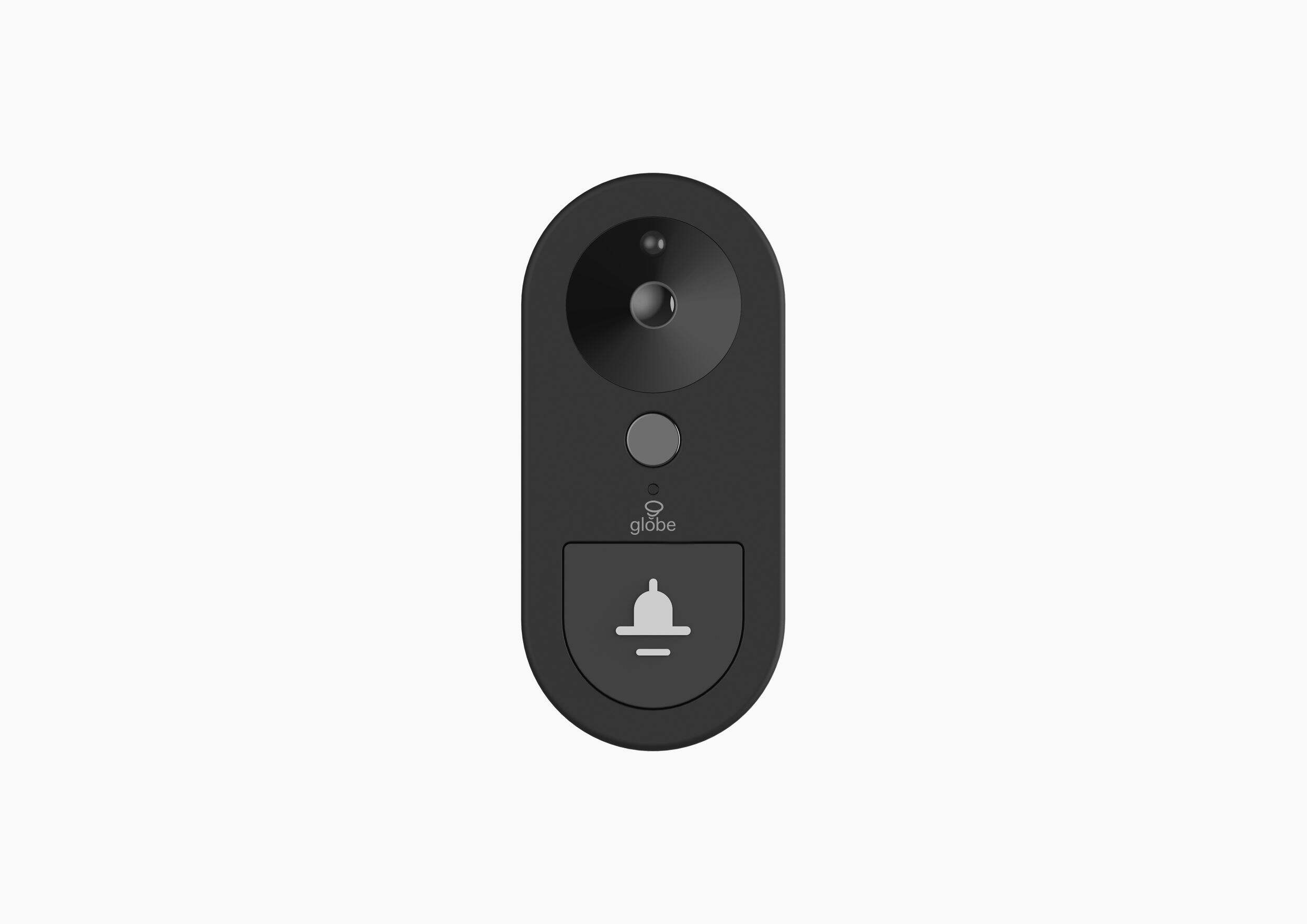 Health Globe Wired Audio Motion HD Camera Doorbell Kit with Night Vision Front_Flat