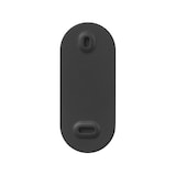 Globe Wireless Push Button Doorbell, Black Front_Flat