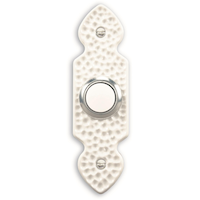 HeathZenith Wired Door Chime Button, White