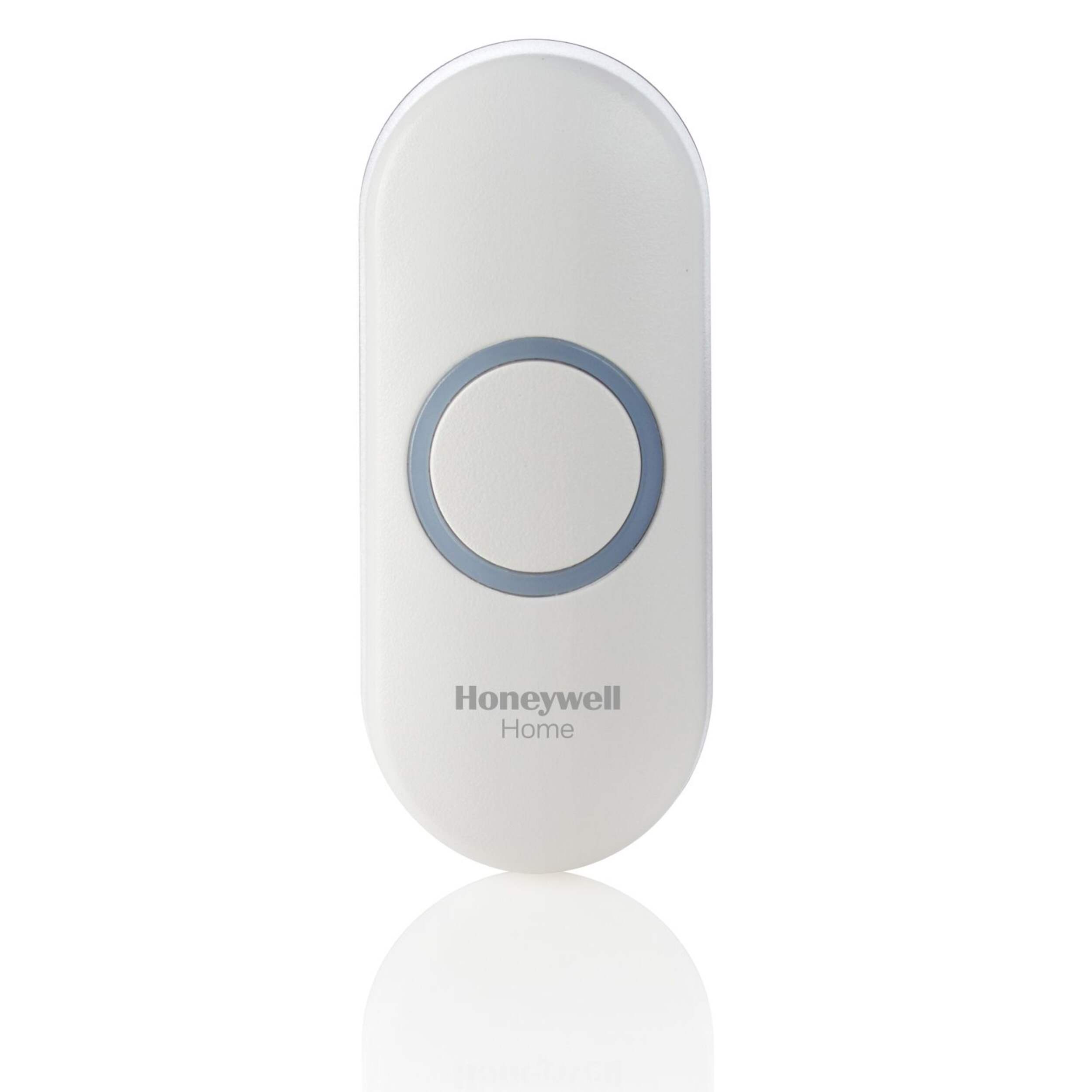 Honeywell Wireless Battery LED Push Doorbell Chime Button, White Front_Elevated