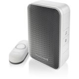 Honeywell 3 Series Portable Wireless 80-db 4-Tone Doorbell and Push Button, Grey Composite_or_Mixed