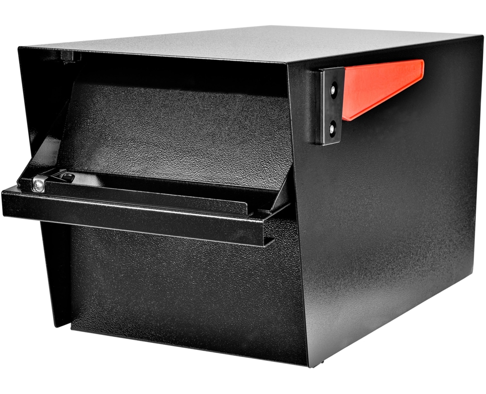 Mail Boss Mail Manager WallMountable Locking Security Mailbox, Black