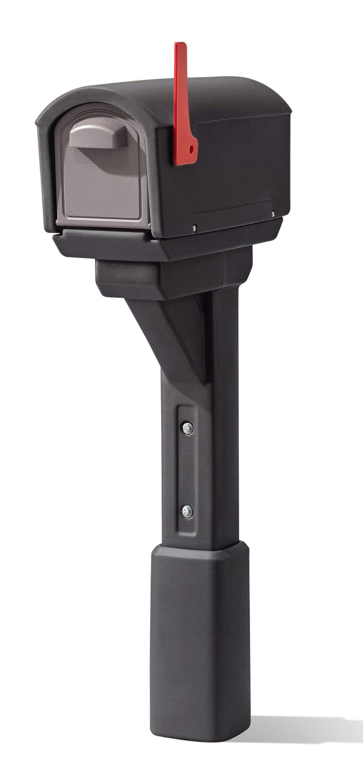 Step2 MailMaster™ Express Large Mailbox, Black Front_Three_Fourths_Angled_Left