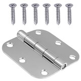 Charnière à mortaise complète ronde Hillman, résidentiel, rayon de 5/8 po, chrome poli, 3 po Composite_or_Mixed