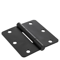 Charnière à mortaise complète ronde silencieuse Hillman, résidentiel, rayon de 1/4 po, 3,5 po, choix de couleurs Composite_or_Mixed