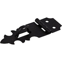 Hillman CD-Deco Safety Hasp, For Extra Securing, Metallic, Oil Rubbed Finish, 5/8-in Front_Three_Fourths_Angled_Left