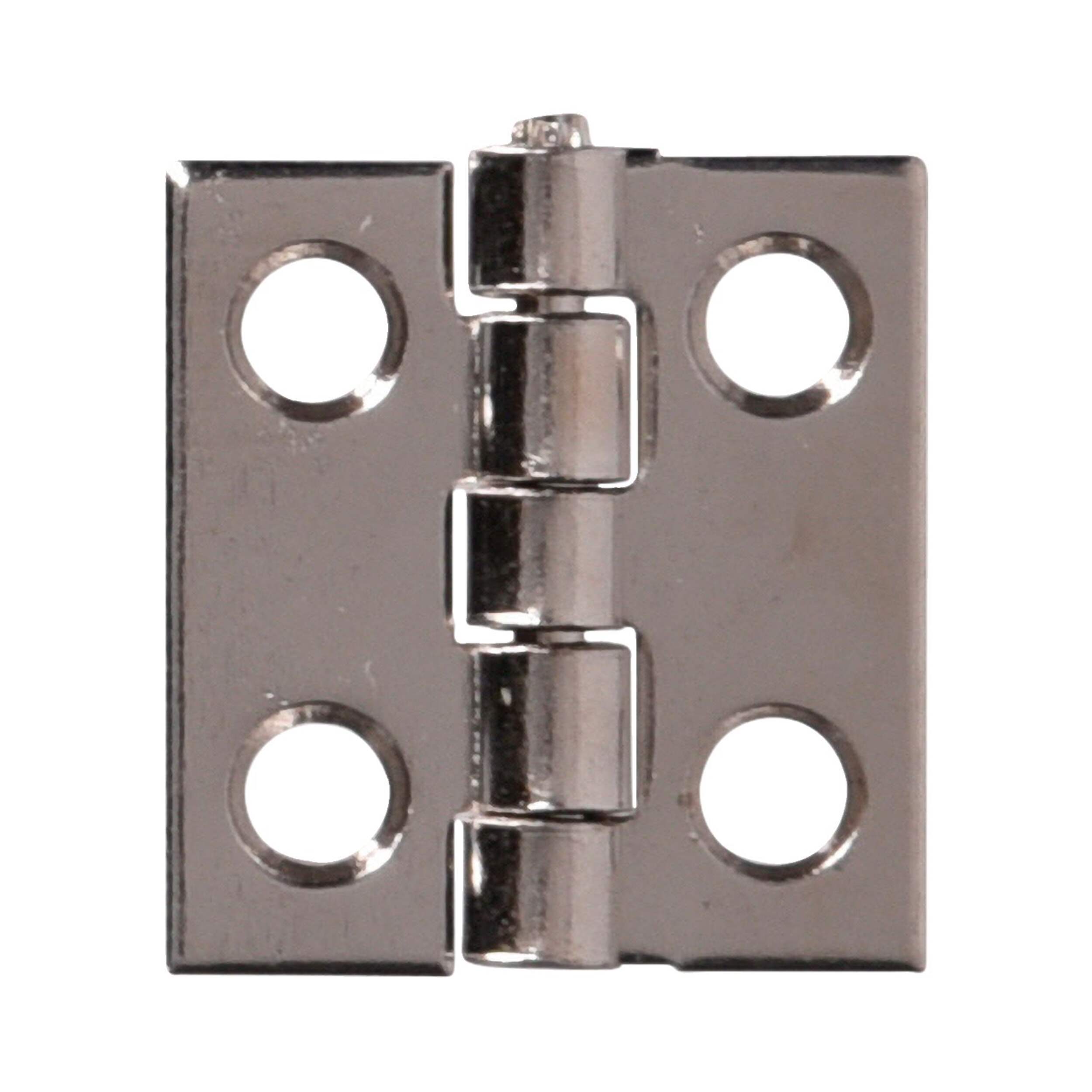 Hillman Narrow Hinge, 0.75-in, Satin Nickel Front_Flat