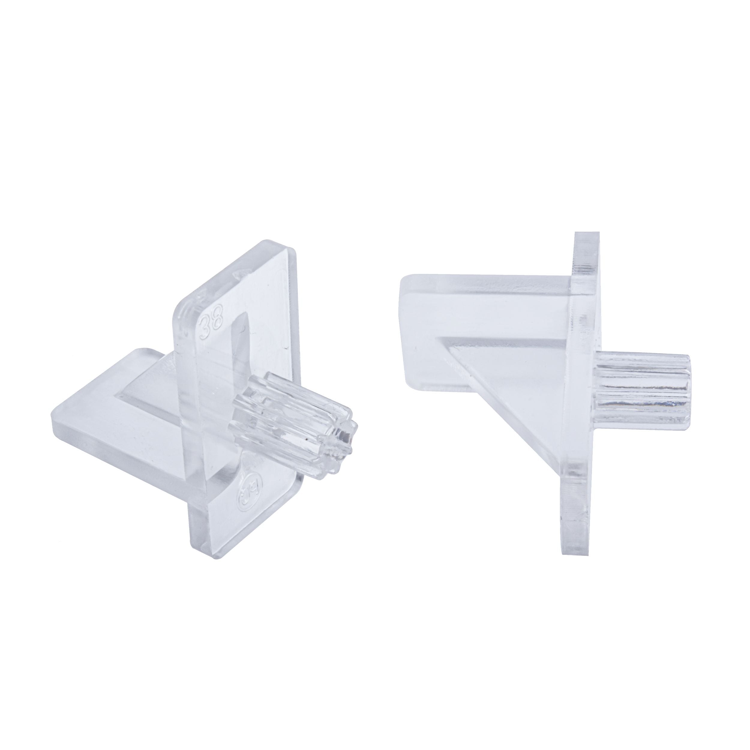 Hillman Shelf Support Rest, Clear or White, 14in, 8pk Canadian Tire