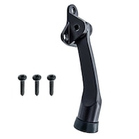 Hillman Kickdown Door Stop, Black, 4-in