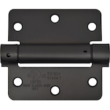 Hillman 1/4-in Round Spring Hinge, Mounting Hardware Included, Oil Rubbed Bronze Finish, 3-1/2-in Front_Flat