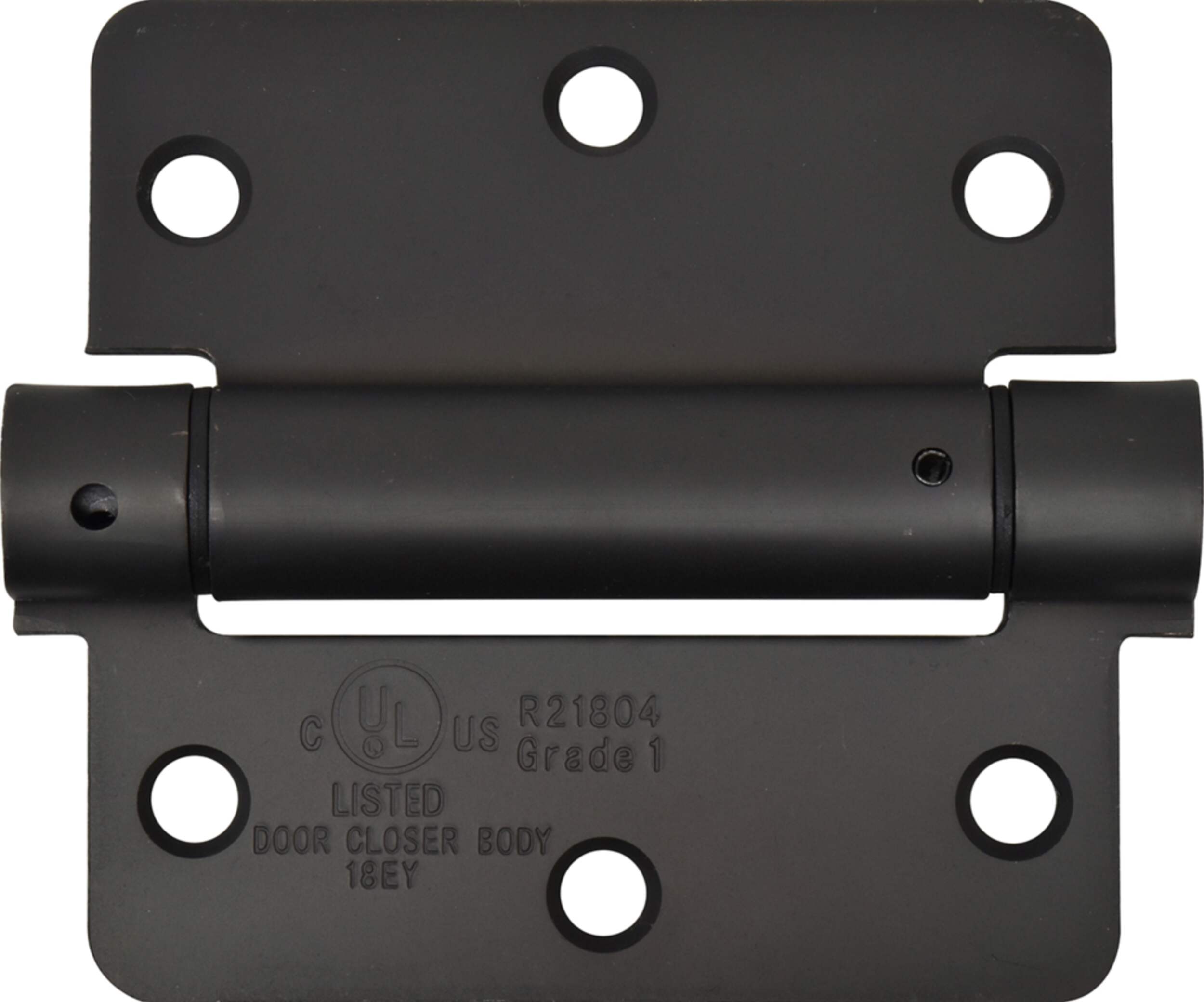 Hillman 1/4-in Round Spring Hinge, Mounting Hardware Included, Oil Rubbed Bronze Finish, 3-1/2-in Front_Flat