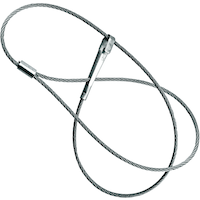 Hillman Gate Latch Cable, Stainless Steel, 13-in Overhead_Flat