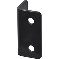 Équerre large robuste Hillman, usage intérieur et extérieur noir, 1-1/2 x 3 po