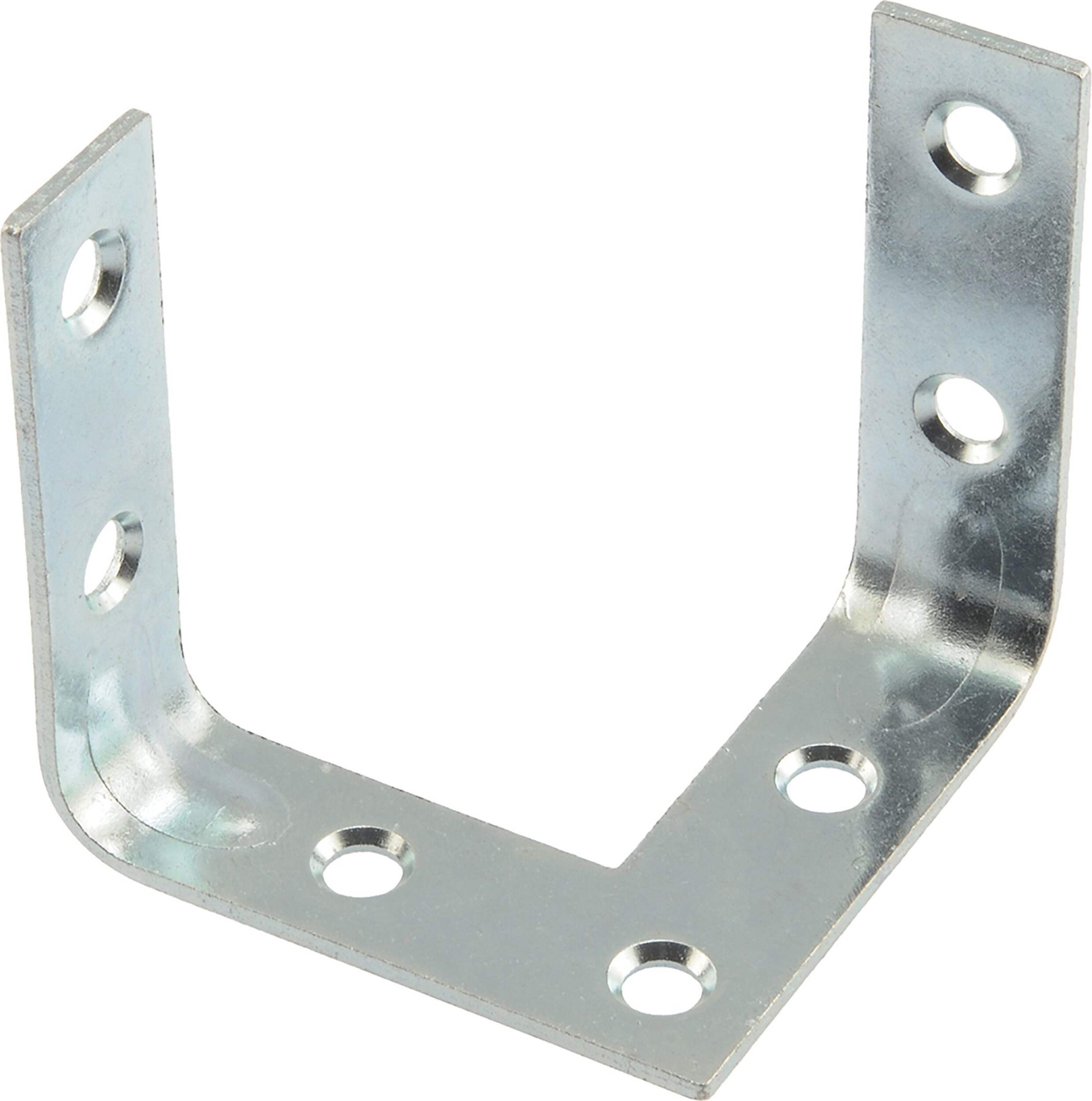 Équerre robuste triple à angle droit surface Hillman, zingué, 2 po Front_Angled_Right