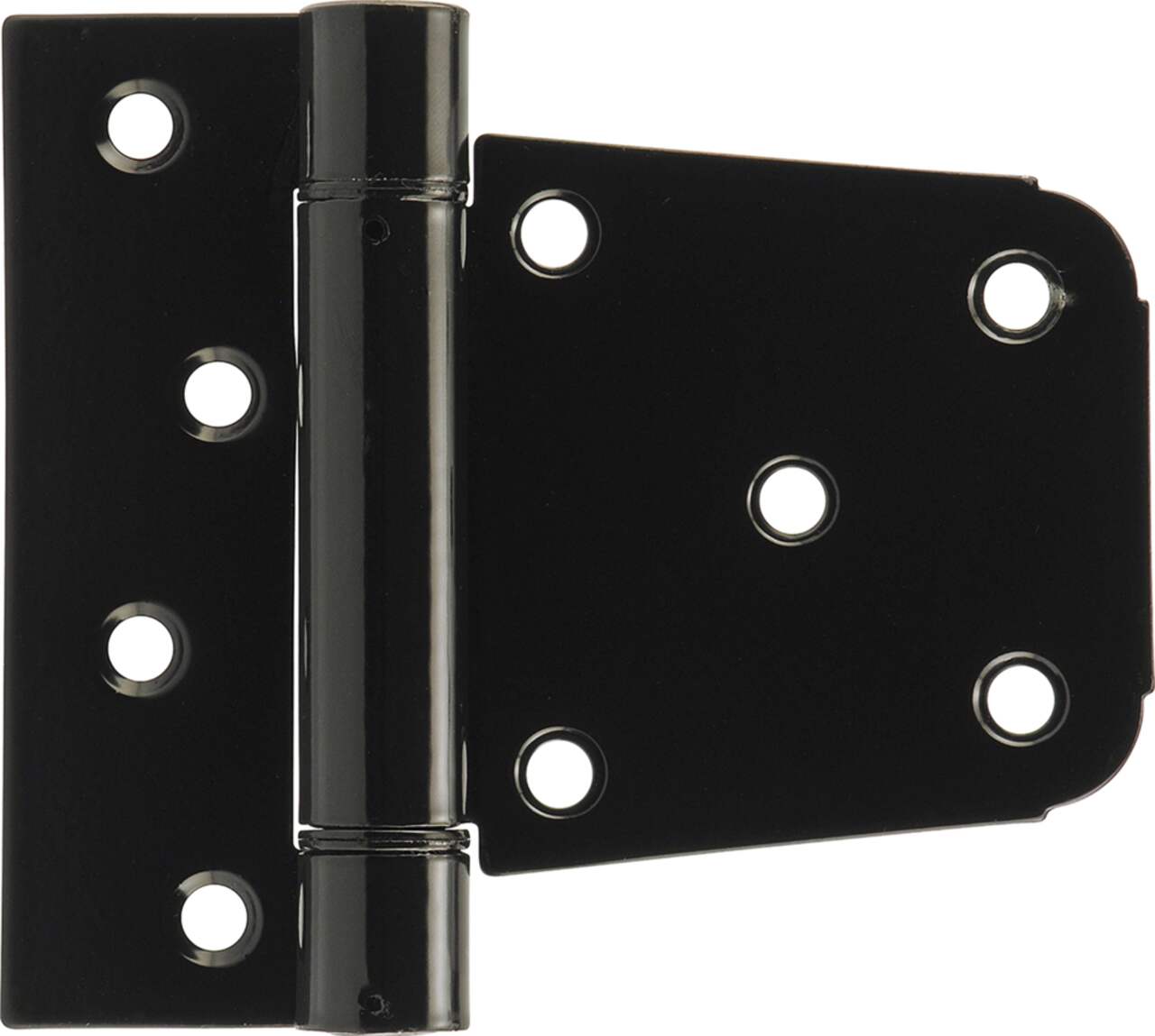 T Tulead Door Hinges Iron Strap Hinges Gate Hinges 4-Inch Shed Hinges Pack  of 4 with Mounting Screws
