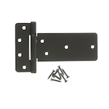 Charnière en T moderne Hillman, pour porte, barrière et remise, noir, 6 po Composite_or_Mixed